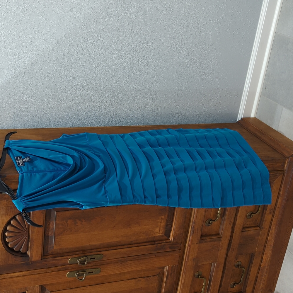 Drape front mini dress
